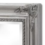 Baroque Slimline Antique Silver Full Length Mirror - Image 2