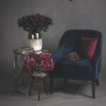 Set Of Two Lattice Detail Gold Side Tables - Image 3