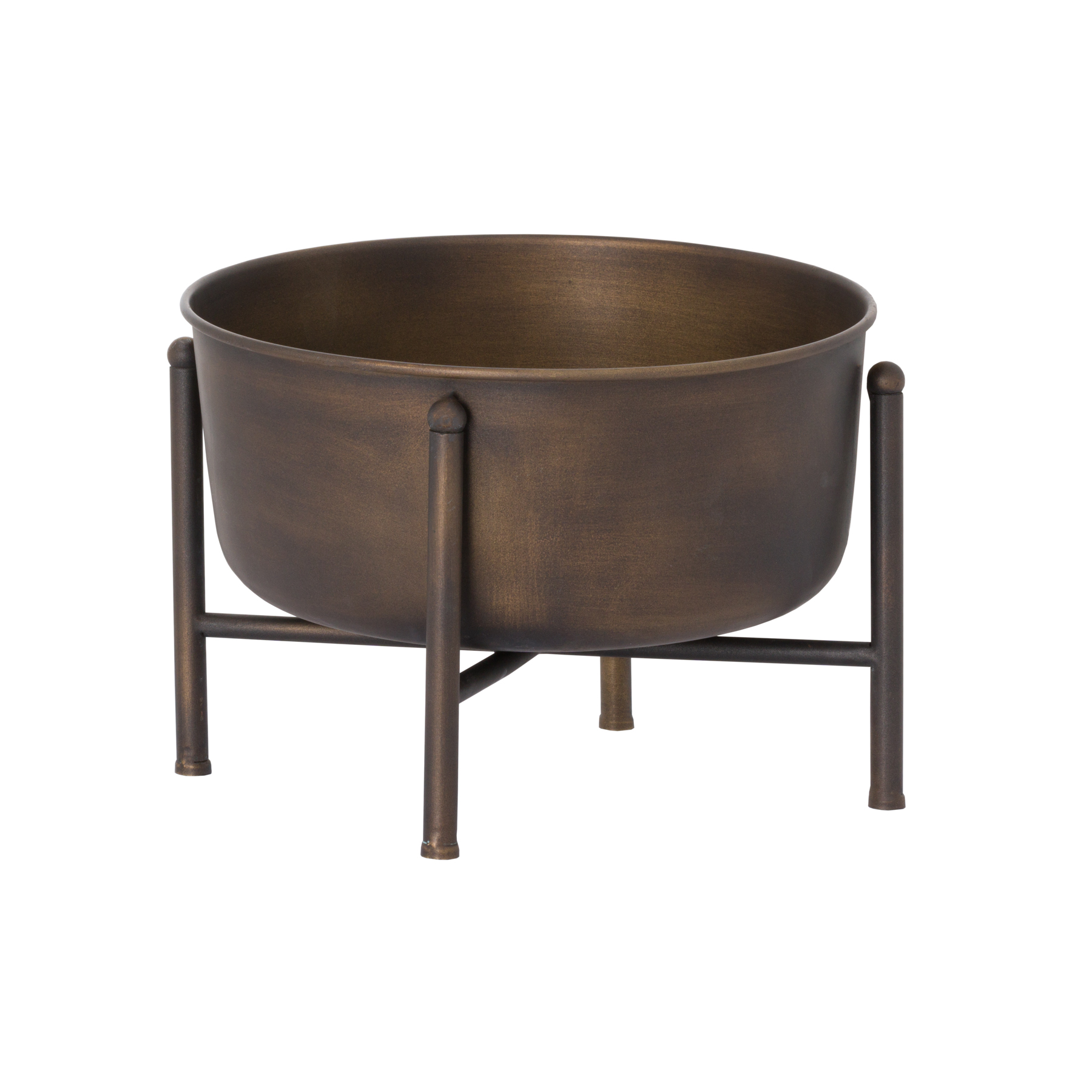 19508.jpg Bronze Planter On Frame - Image 1