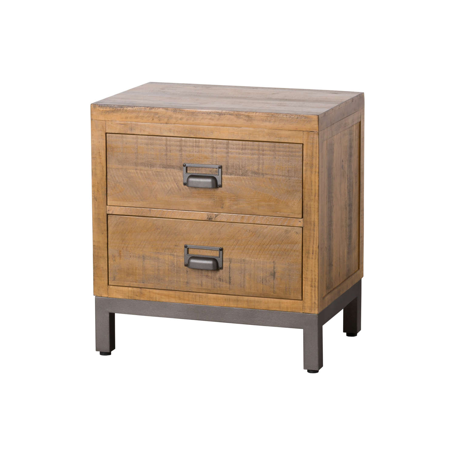 19525.jpg The Draftsman Collection Two Drawer Bedside - Image 1
