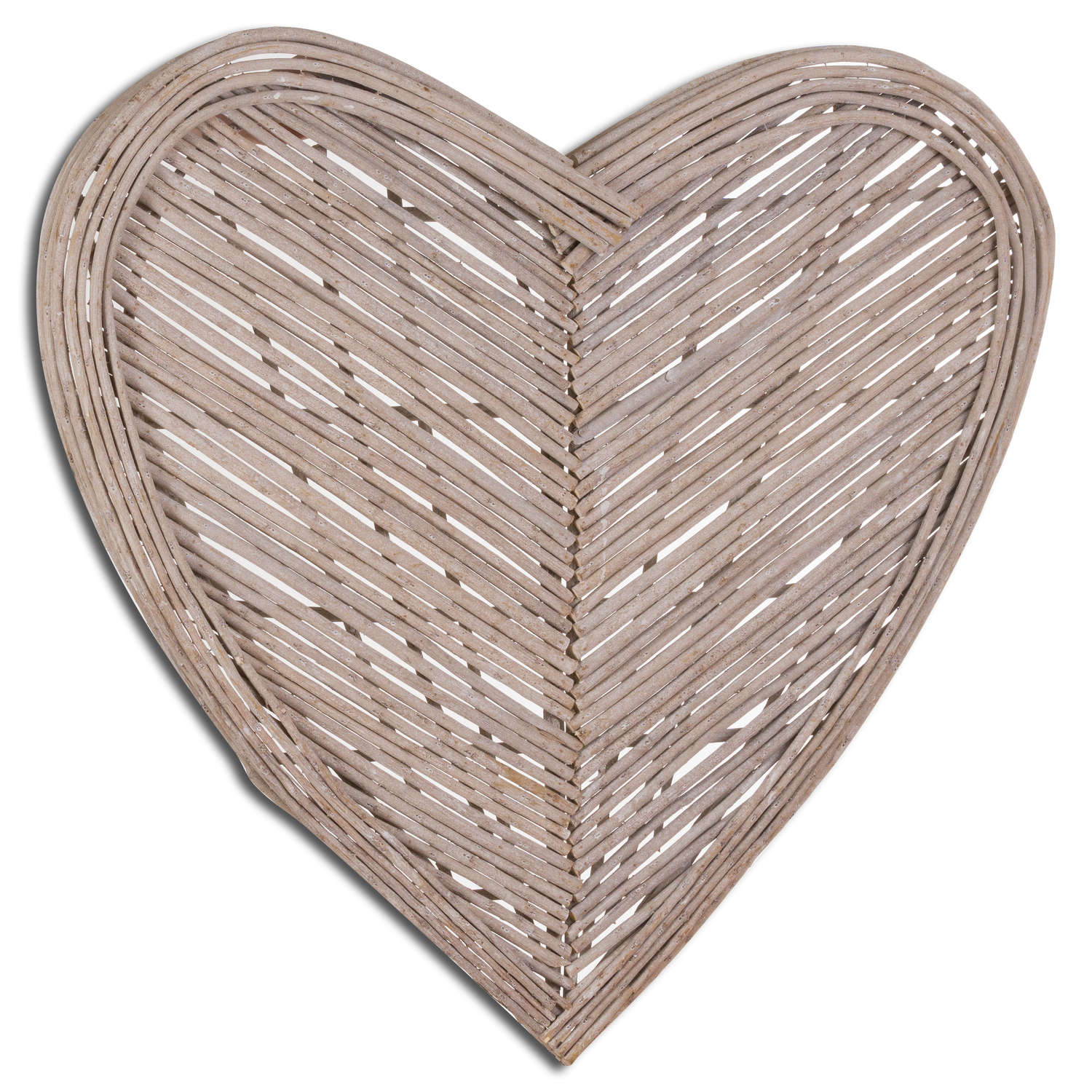 20064.jpg Large Heart Wicker Wall Art - Image 1