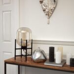 Vintage Industrial Glass Glow Lamp - Image 3