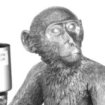 Ringo The Monkey Silver Table Lamp - Image 2