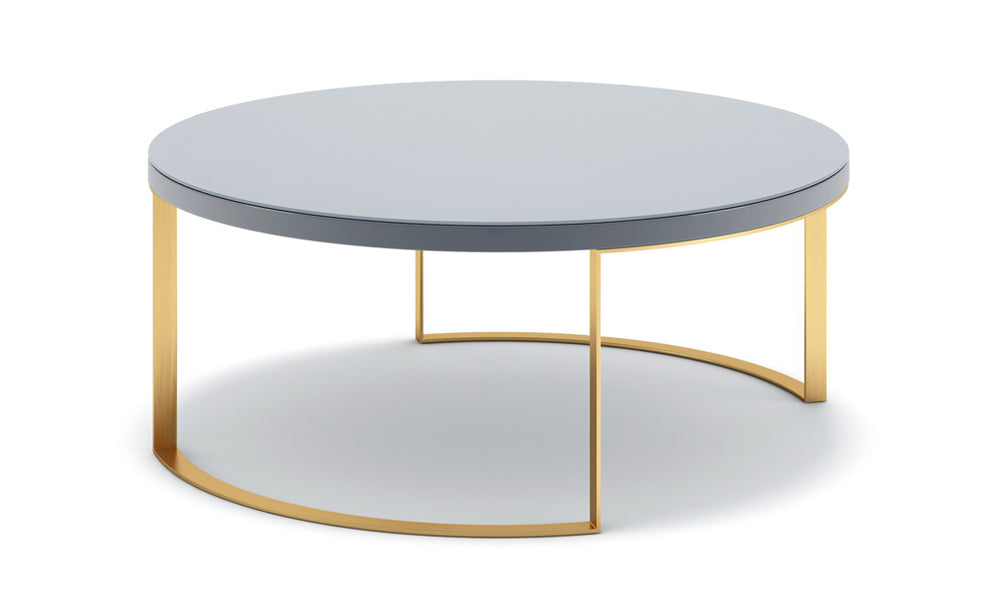 Lunato_Coffee_Table_-_Lacquer_no_ornaments.jpg Lunato Coffee Table - Grey Lacquer - Image 1