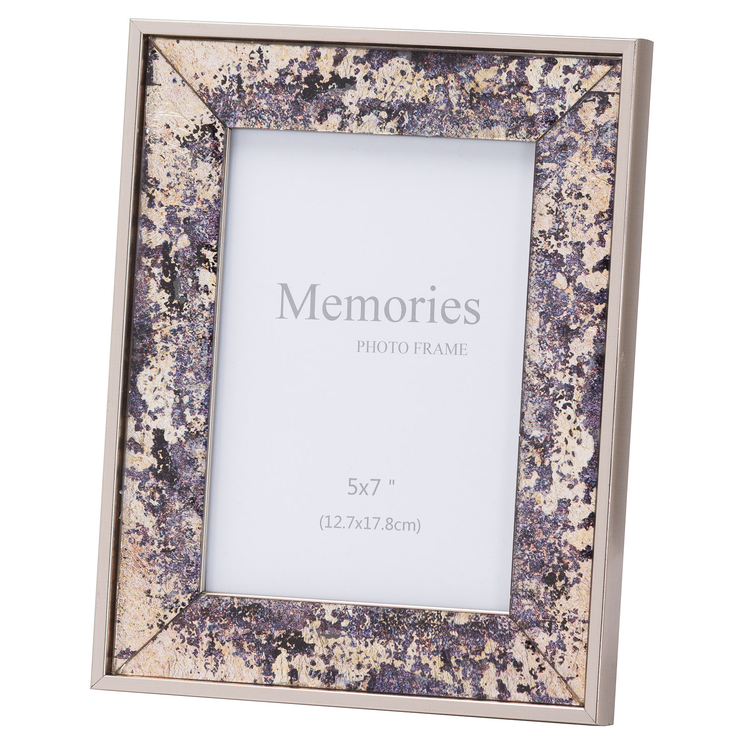 20846.jpg Silver Foil Metallic 5X7 Frame - Image 1