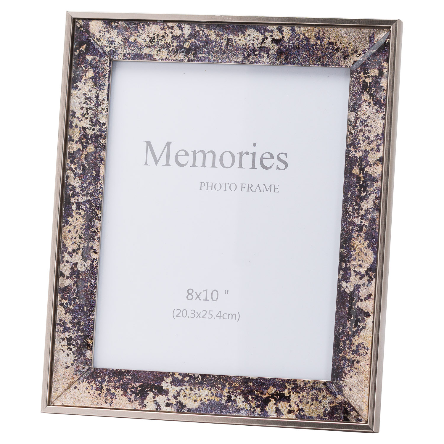 20847.jpg Silver Foil Metallic 8X10 Frame - Image 1
