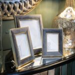 Grey Velvet With Gold 8X10 Frame - Image 3