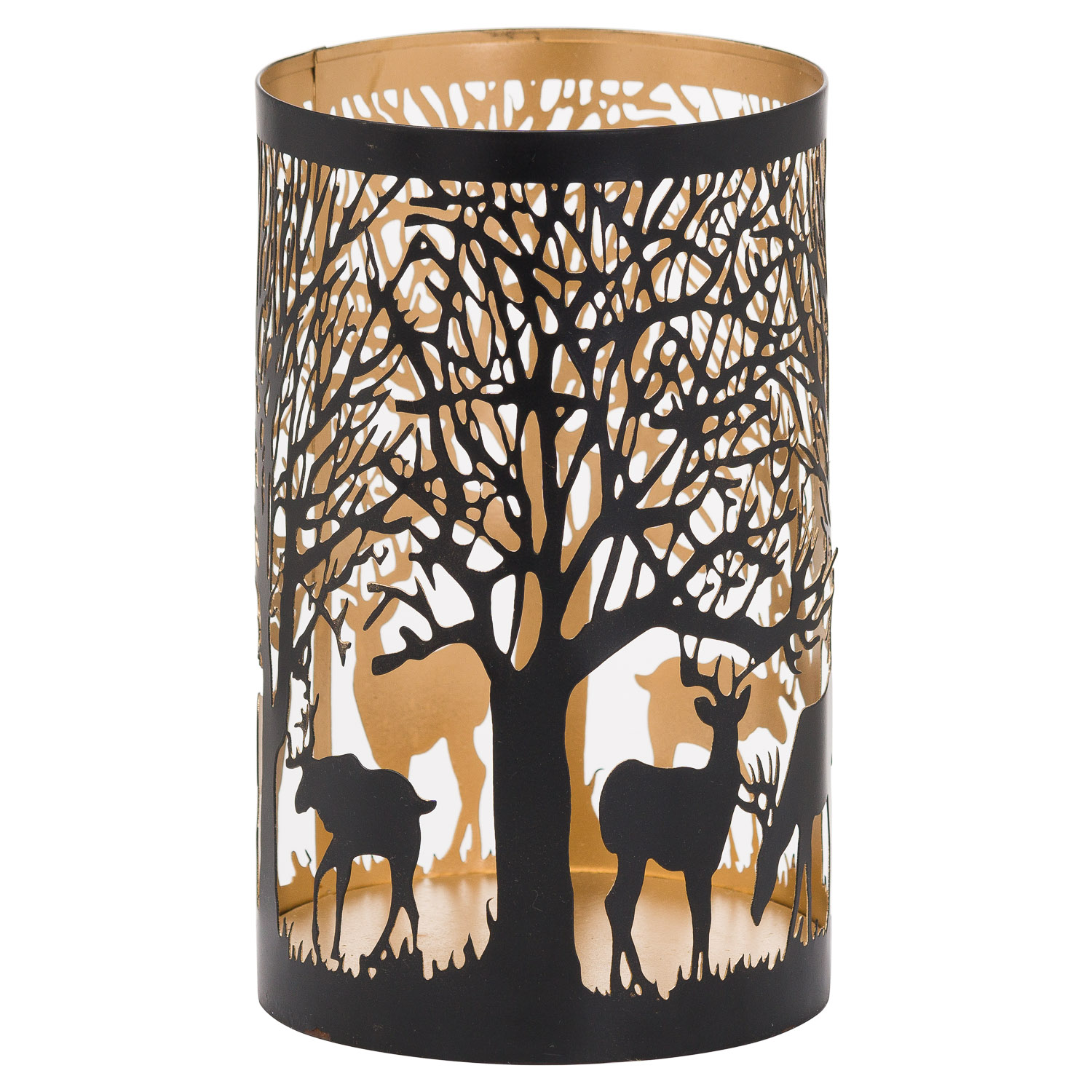 21106.jpg Large Glowray Stag In Forest Lantern - Image 1