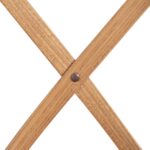 Light Oak Cross Back Dining Chair - Image 3