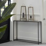 Farrah Collection Silver Console Table - Image 3