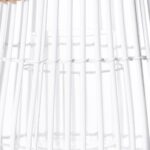 Domed White Lantern With Rope Detail - Image 2