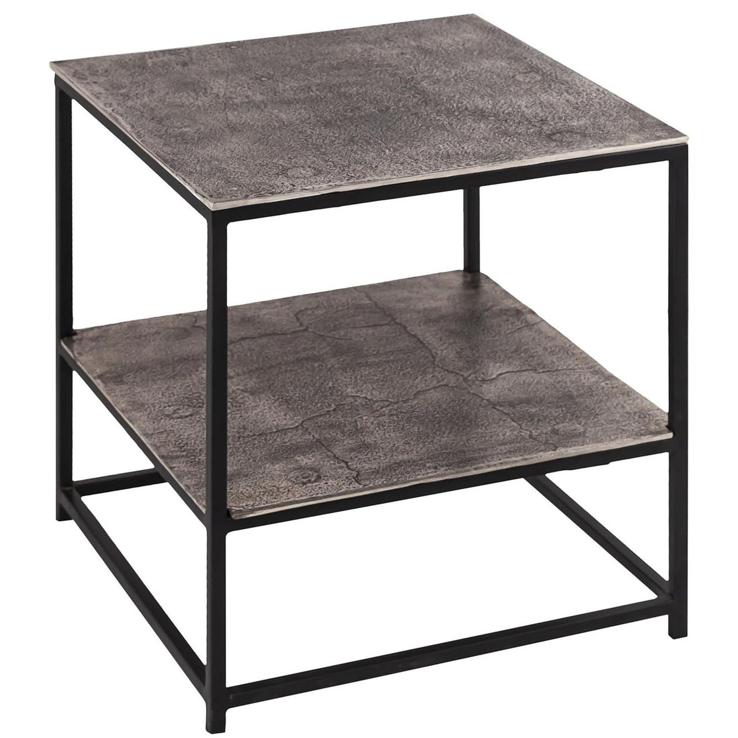 21545.jpg Farrah Collection Silver Side Table - Image 1
