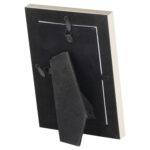 Silver Edged  Navy Velvet 4X6 Photo Frame - Image 2