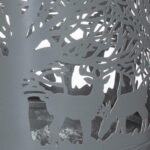 Large Silver And Grey Glowray Dome Forest Lantern - Image 2