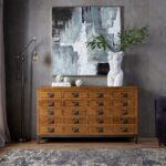 Hand Painted Black And White Layered Abstract Painting - Image 3