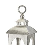 Farrah Collection Cast Aluminium Loop Top Lantern - Image 2