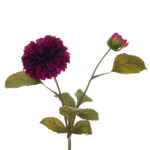 Deep Purple Dahlia Stem - Image 2