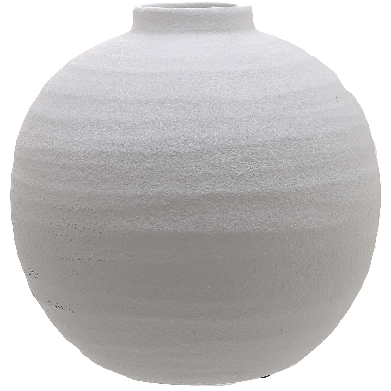 22243.jpg Tiber Matt White Ceramic Vase - Image 1