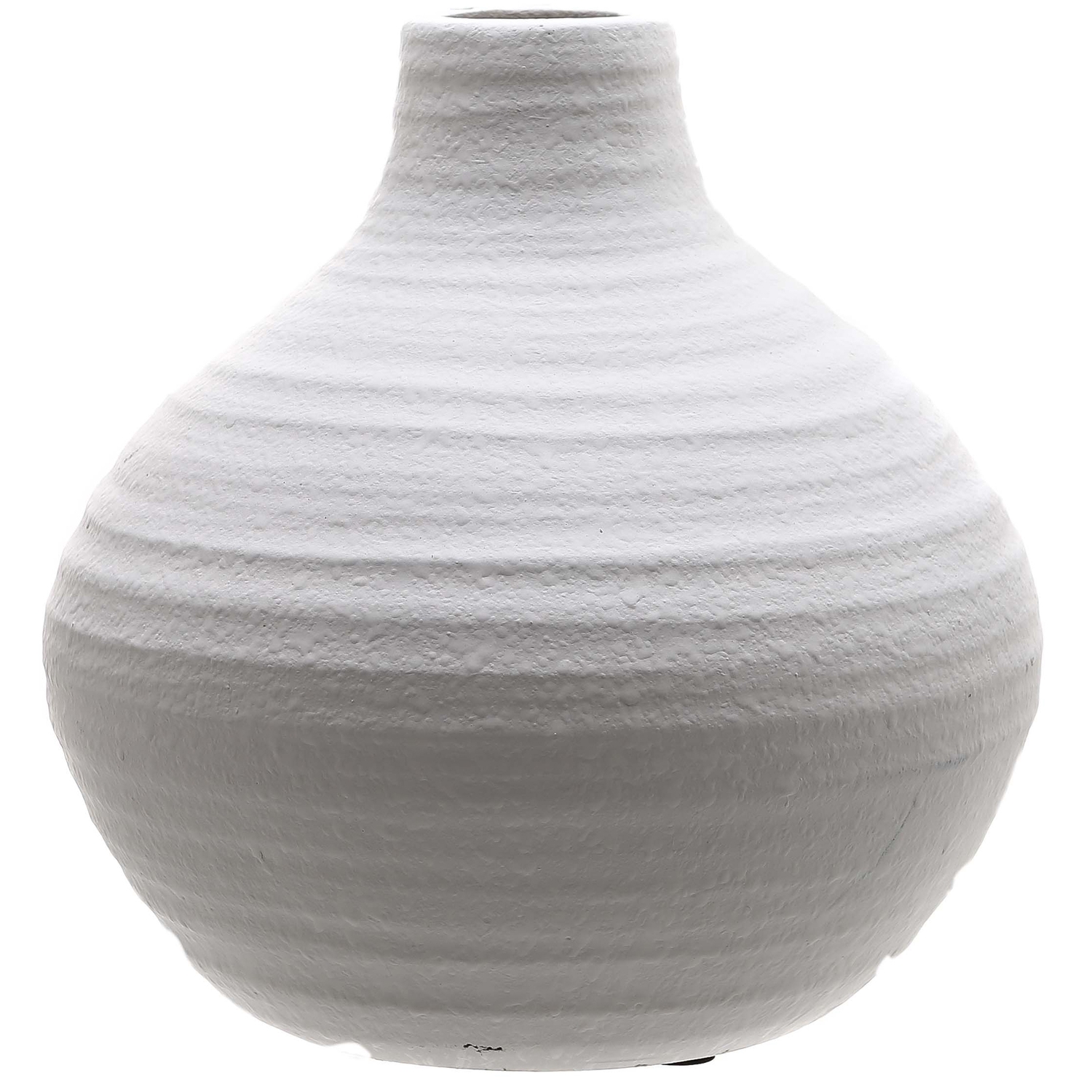 22268.jpg Amphora Matt White Ceramic Vase - Image 1