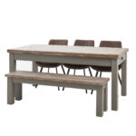 The Oxley Collection Dining Table With  Two Drawers - Image 4
